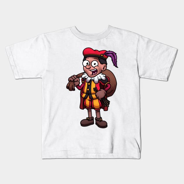 Roetveeg Piet Kids T-Shirt by TheMaskedTooner